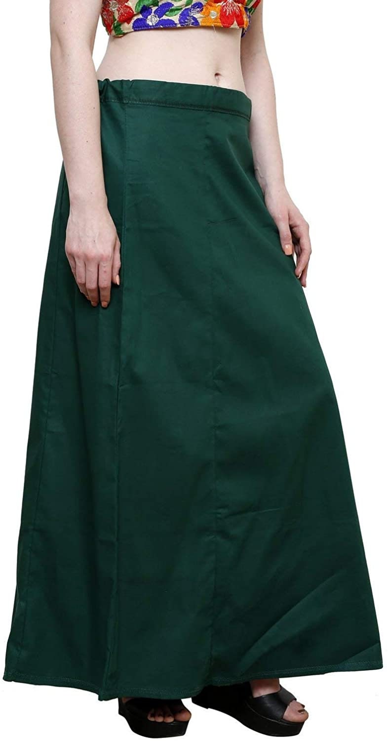 Women's Cotton Saree Underskirt Sari Underwear Plain | Etsy
