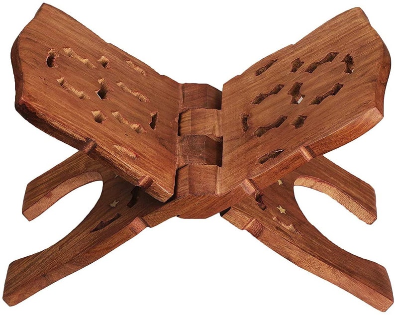 Handicrafted Wooden Holy Book Stand HandCarved Rehal Holy Etsy
