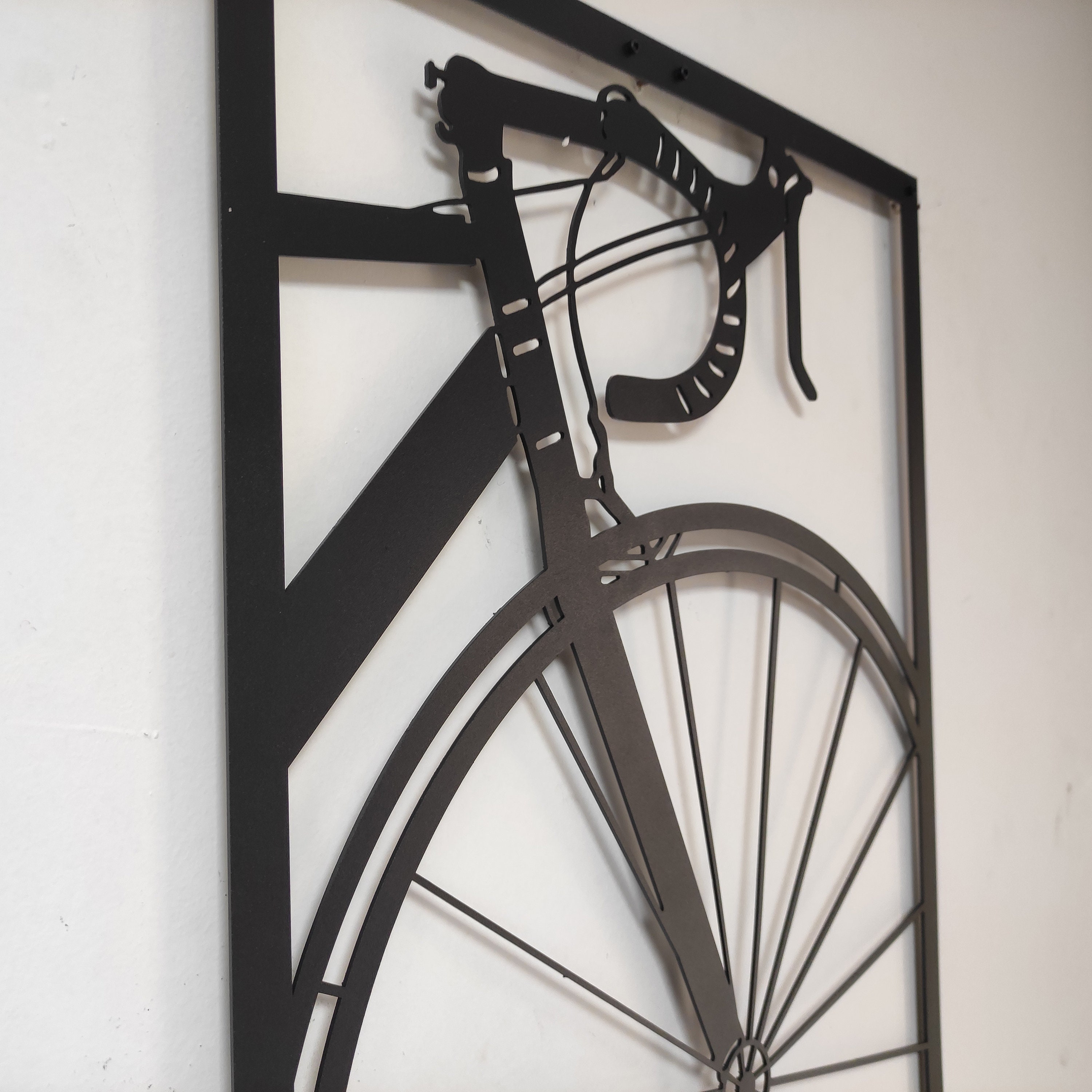 Metal Bicycle Wall Art Metal Wall Decor Cycling Art Bike Etsy