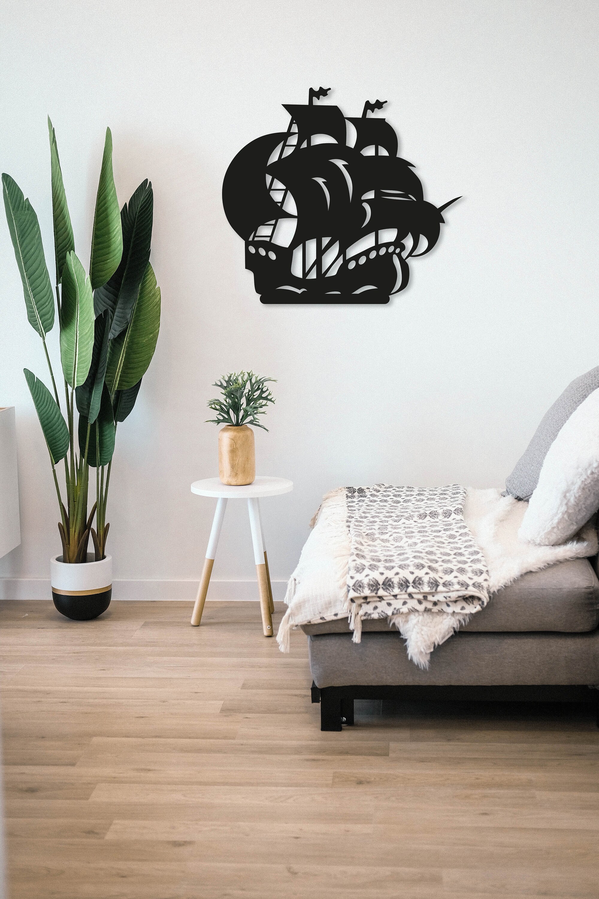 Ship Metal Wall Art Ship Metal Wall Decor Yacht Decor Etsy