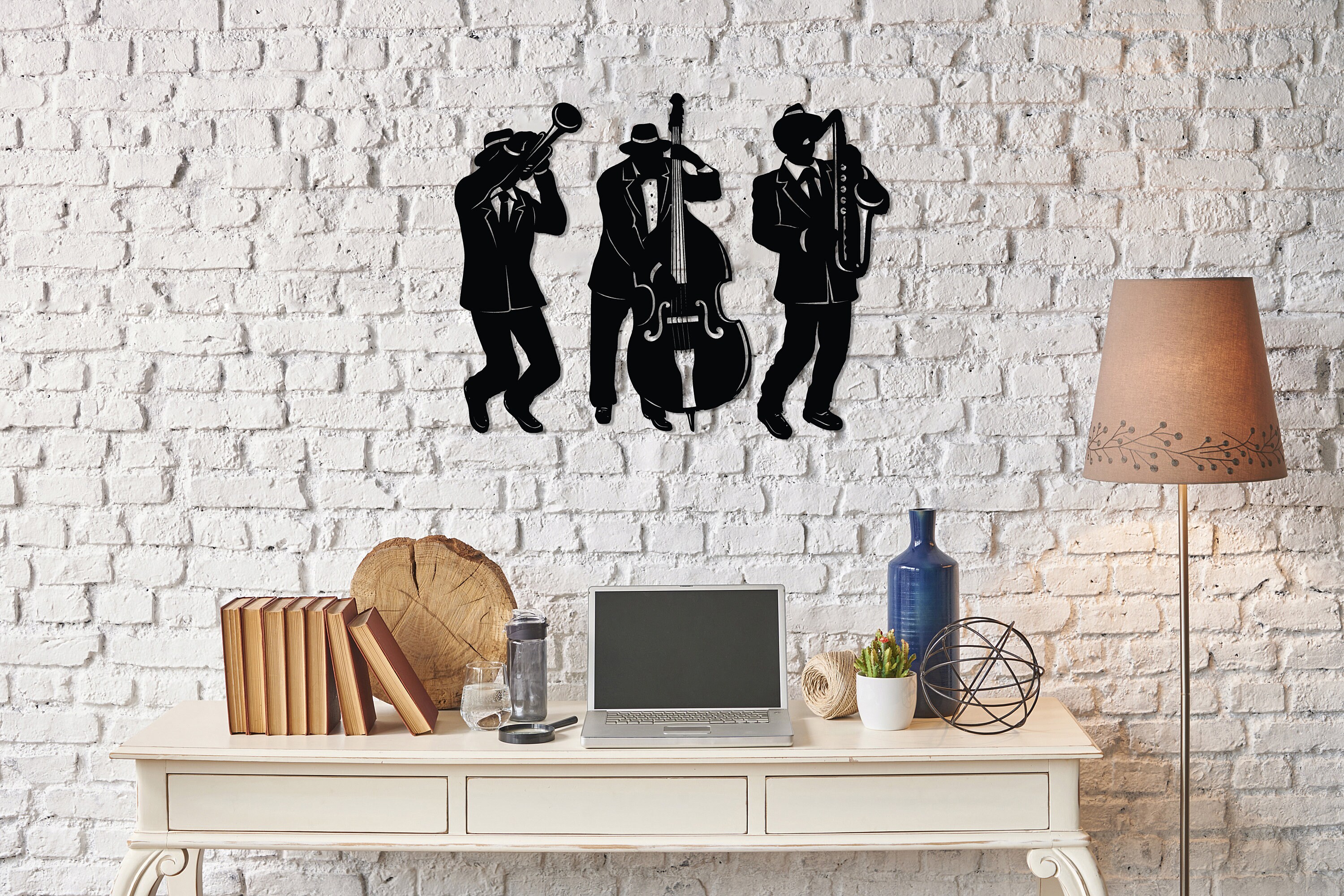Jazz Trio Wall Art Metal Jazz Group Sign Jazz Fest Decor Etsy UK