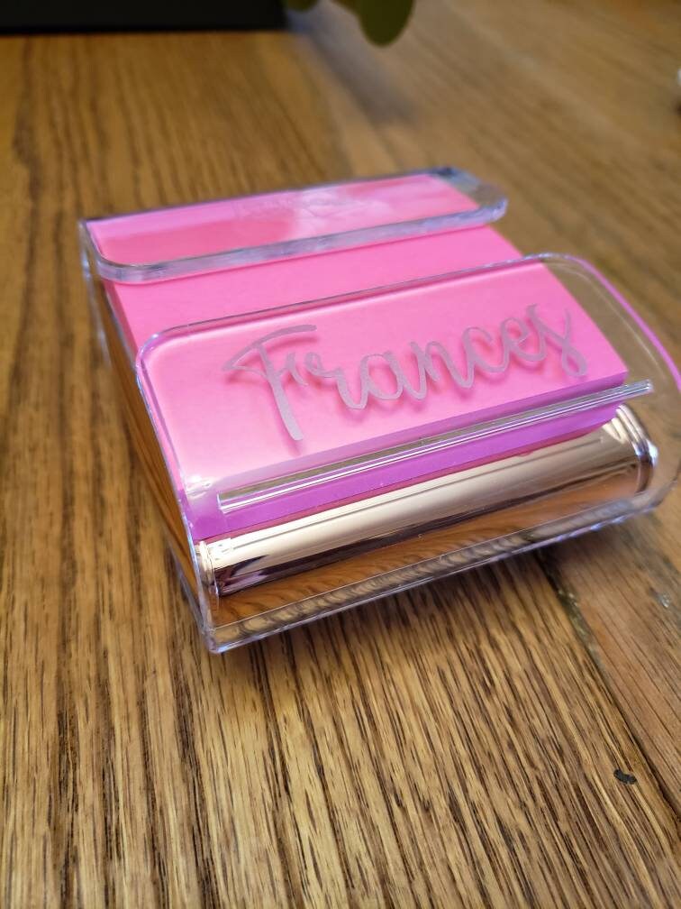 Customizable Post It Note Dispenser Custom Sticky Note Etsy UK