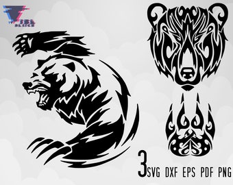Download Tribal Bear Svg Etsy