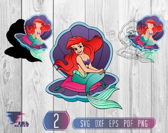 Free Free 187 Little Mermaid Svg Etsy SVG PNG EPS DXF File