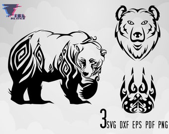Download Tribal Bear Svg Etsy