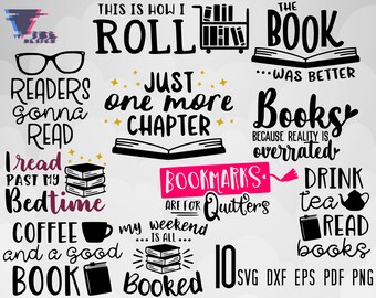 Download Book Quote Svg Print Library Decoration Book Lover Svg Cut Files Printable Vector Clip Art Reading Svg Bundle Commercial Use Clip Art Art Collectibles Colonialgolfhart Com