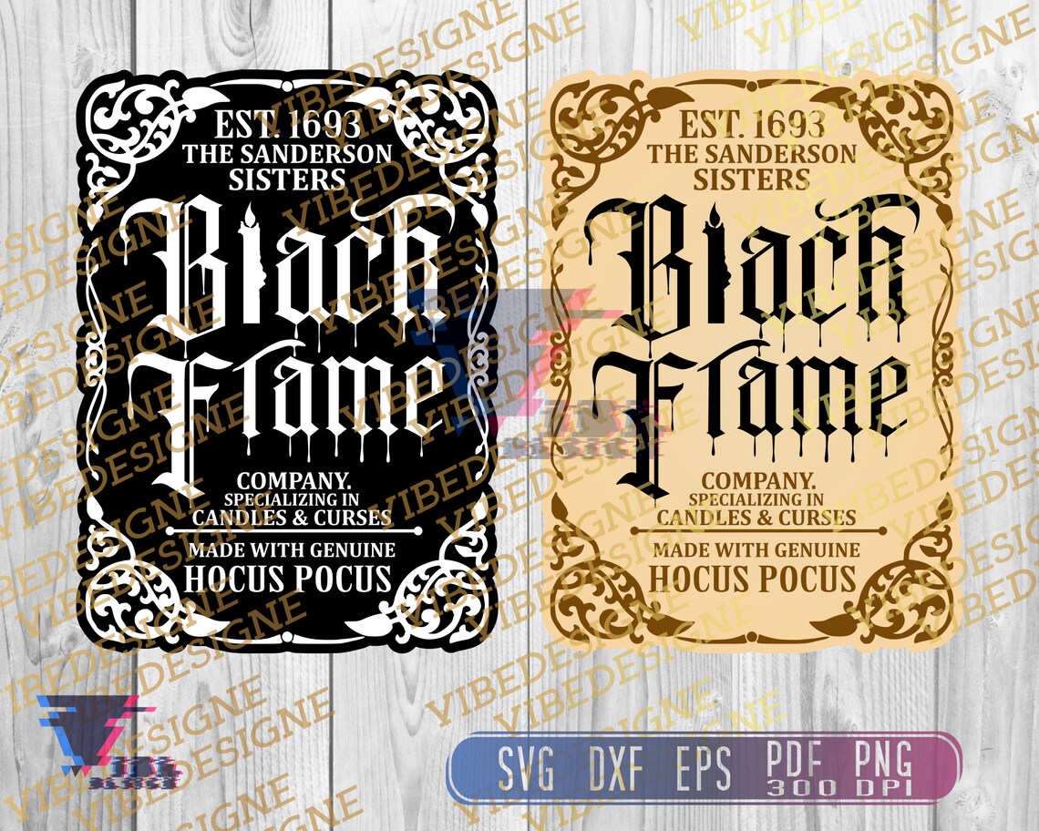 Black Flame Candle Svg Balck Flame Svg Black Flame Candle Etsy