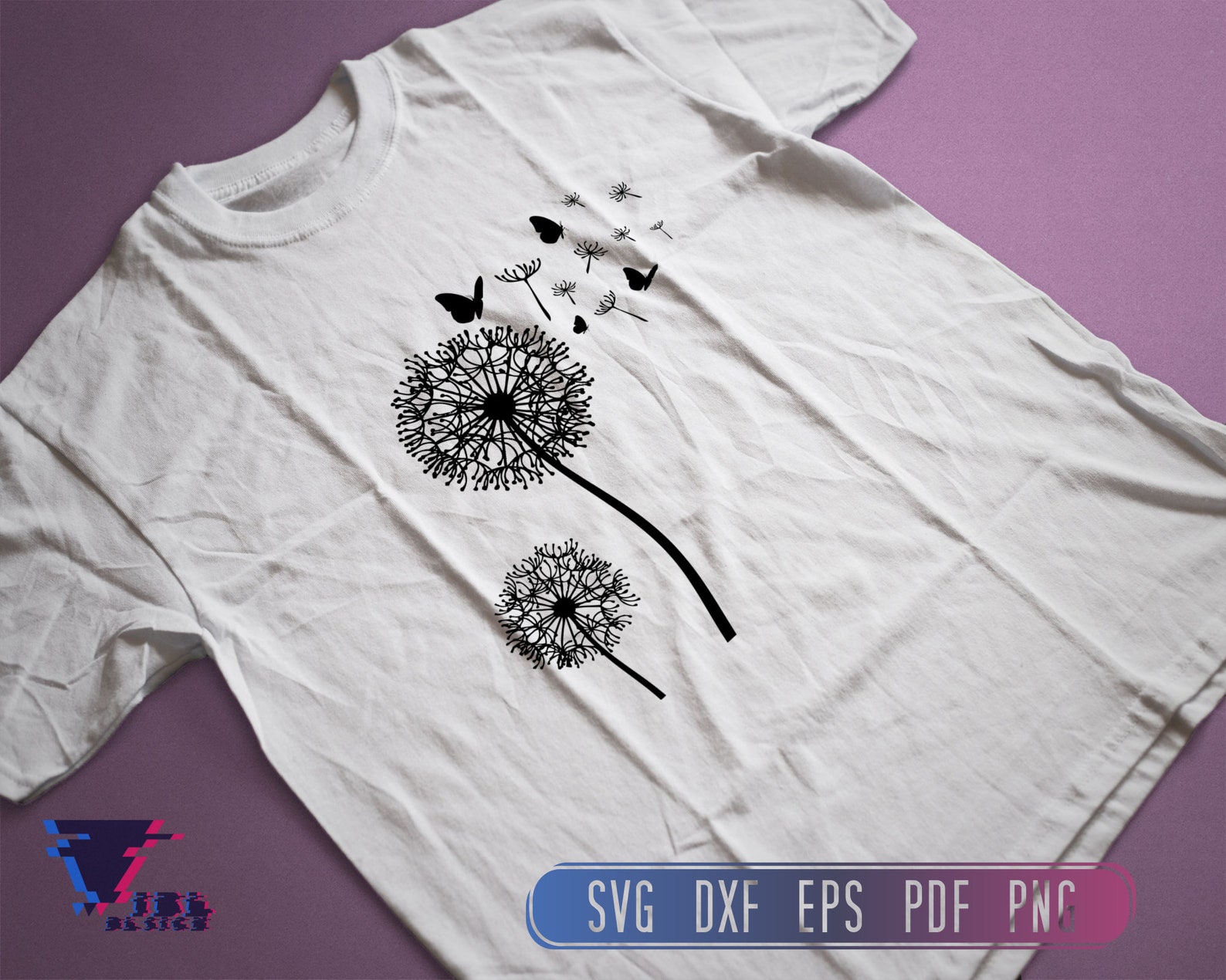 Download Dandelion Svg Dandelion Butterfly Svg Flower Svg Dandelion ...