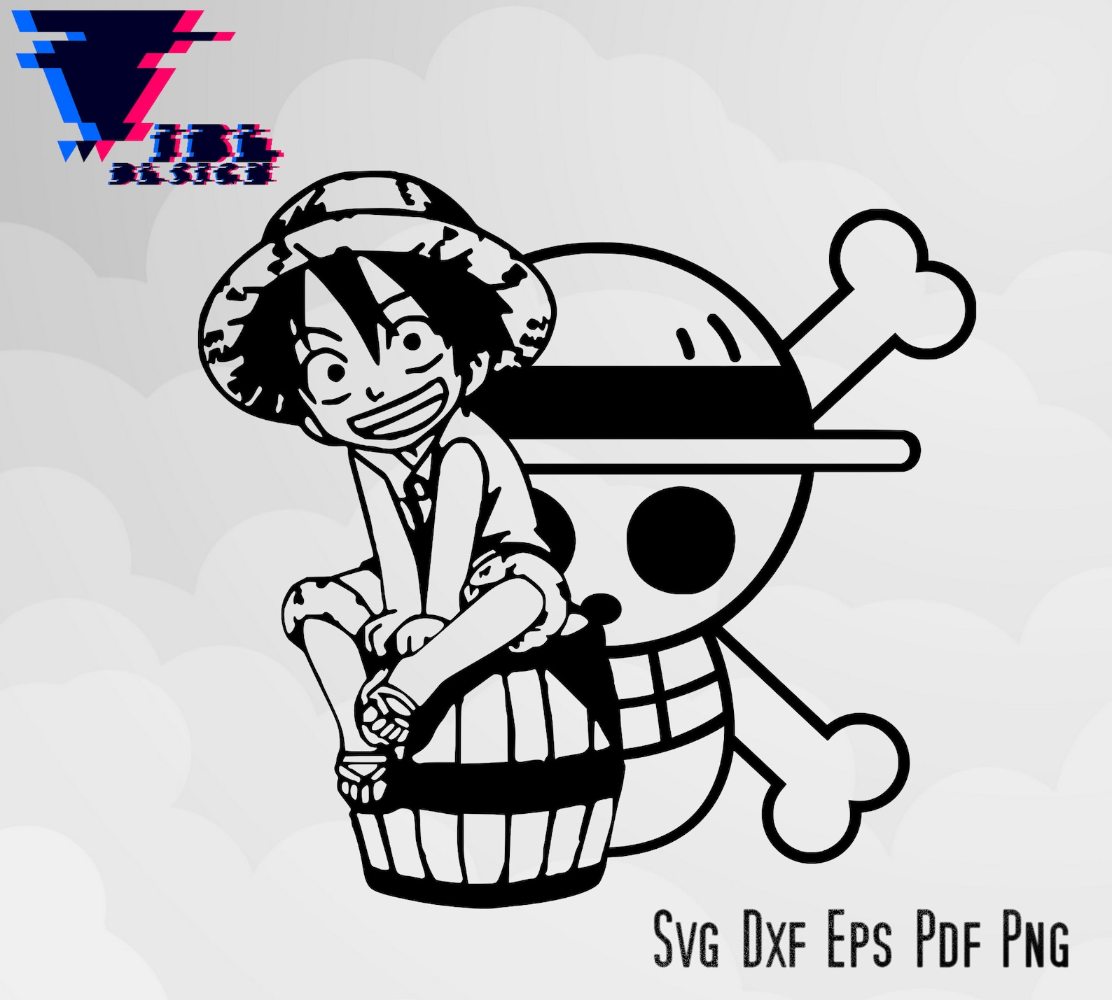 Monkey D Luffy Svg Luffy Svg Luffy Kid Svg One piece Svg | Etsy