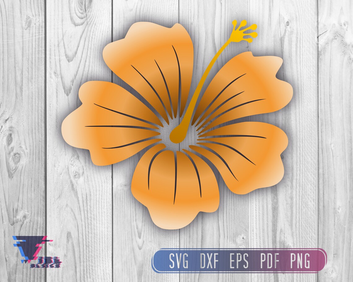 Hawaiian Flowers Svg Hawaiian Flower Svg Hibiscus Svg | Etsy