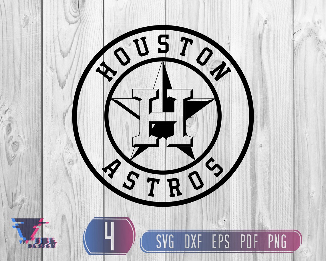 Houston Astros Svg Houston Astros Logo Svg MBL Team Logo | Etsy