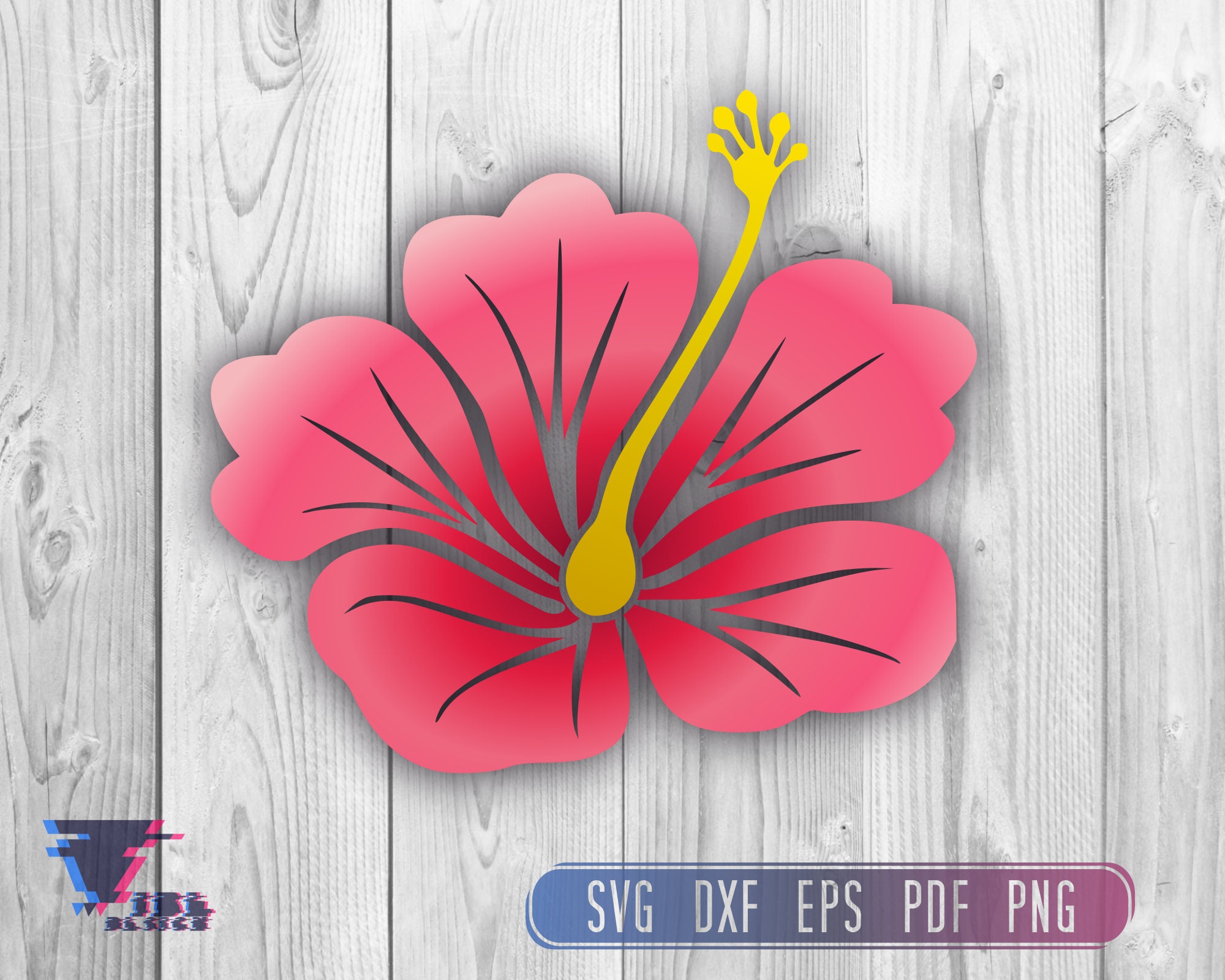 Hawaiian Flowers Svg Hawaiian Flower Svg Hibiscus Svg | Etsy