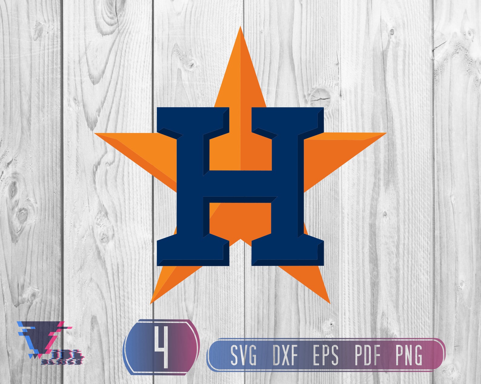 Houston Astros Svg Houston Astros Logo Svg MBL Team Logo Etsy