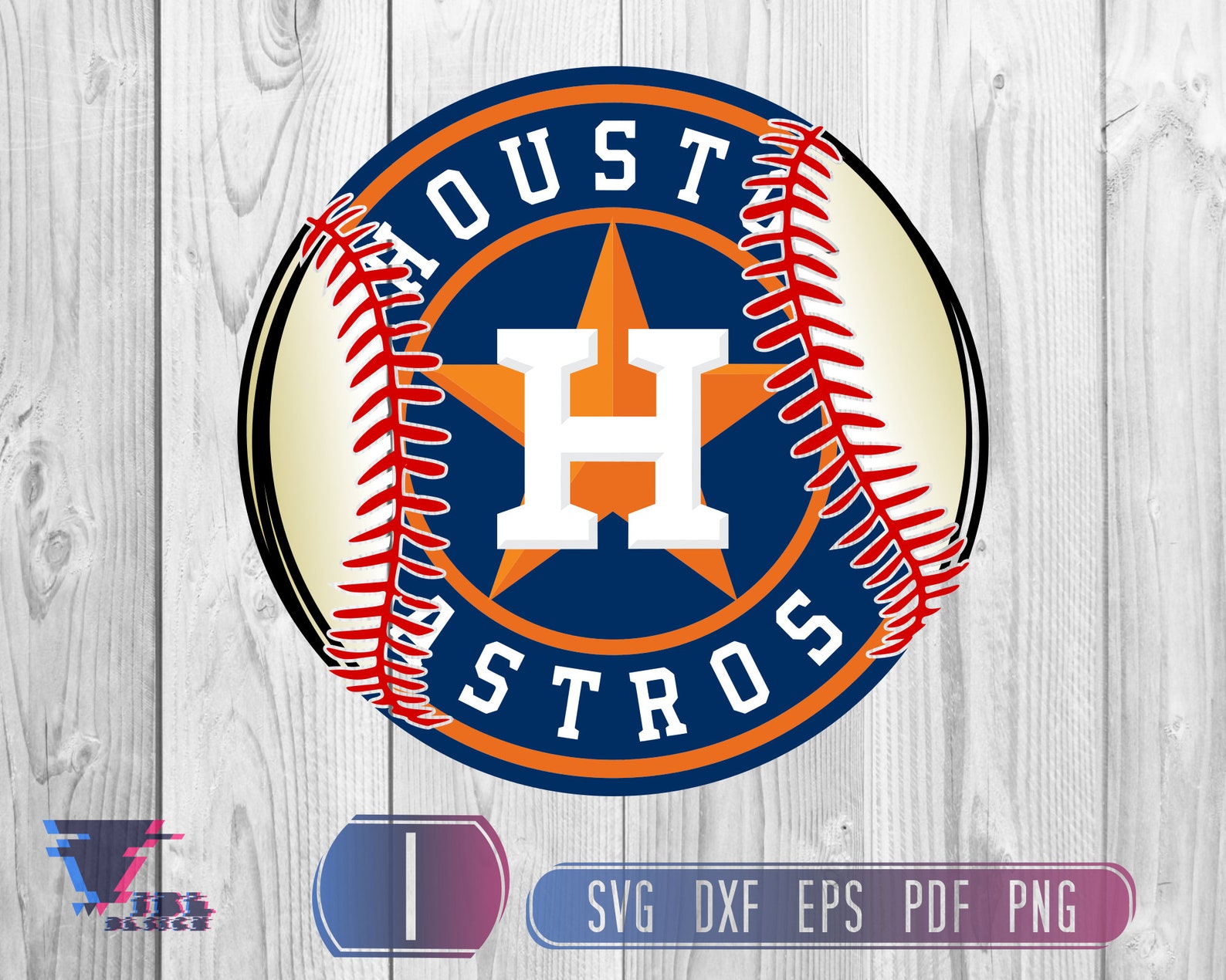 Houston Astros Svg Layered Houston Astros Logo Svg Mbl Etsy