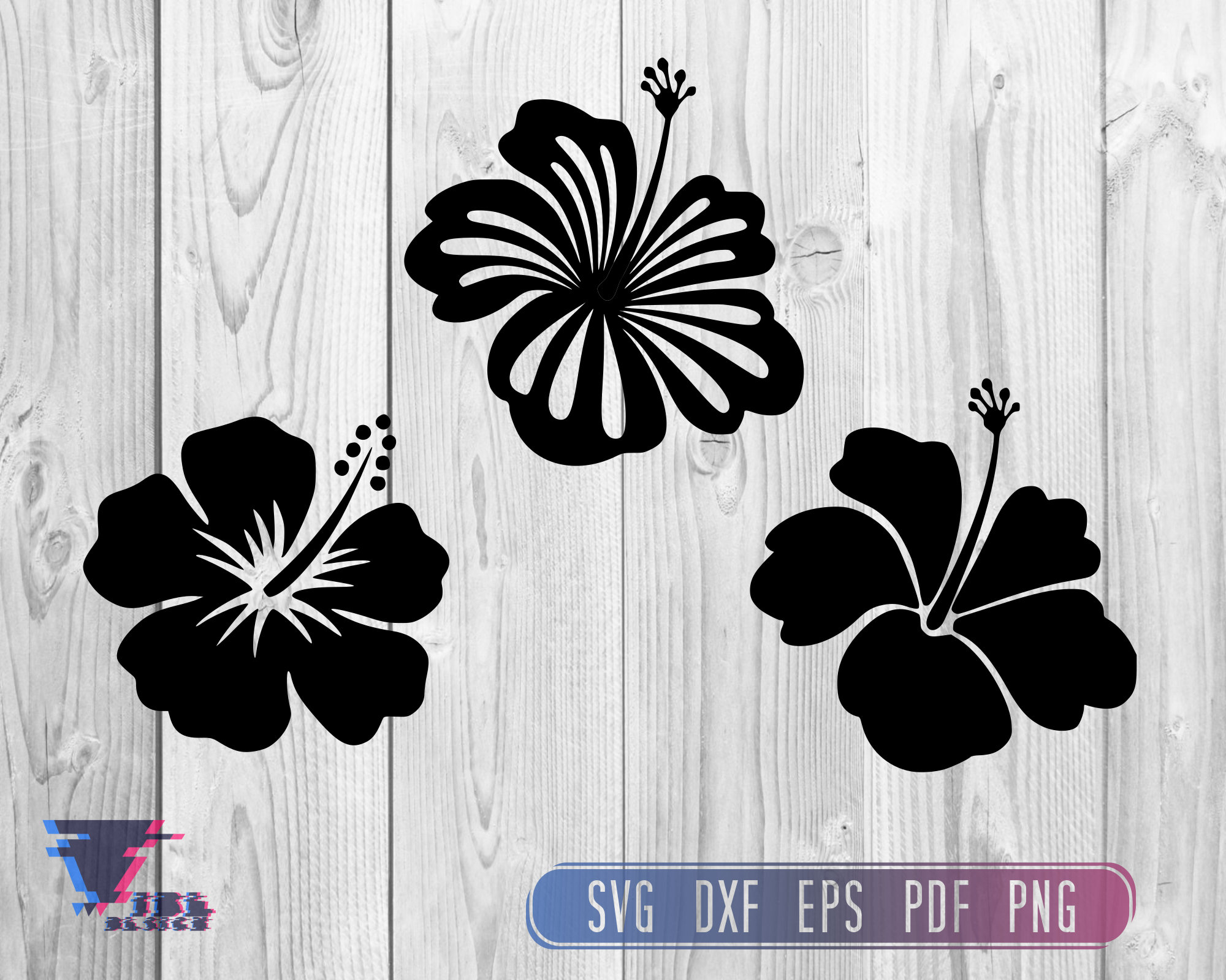 Hawaiian Flowers Svg Hawaiian Flower Svg Hibiscus Svg | Etsy