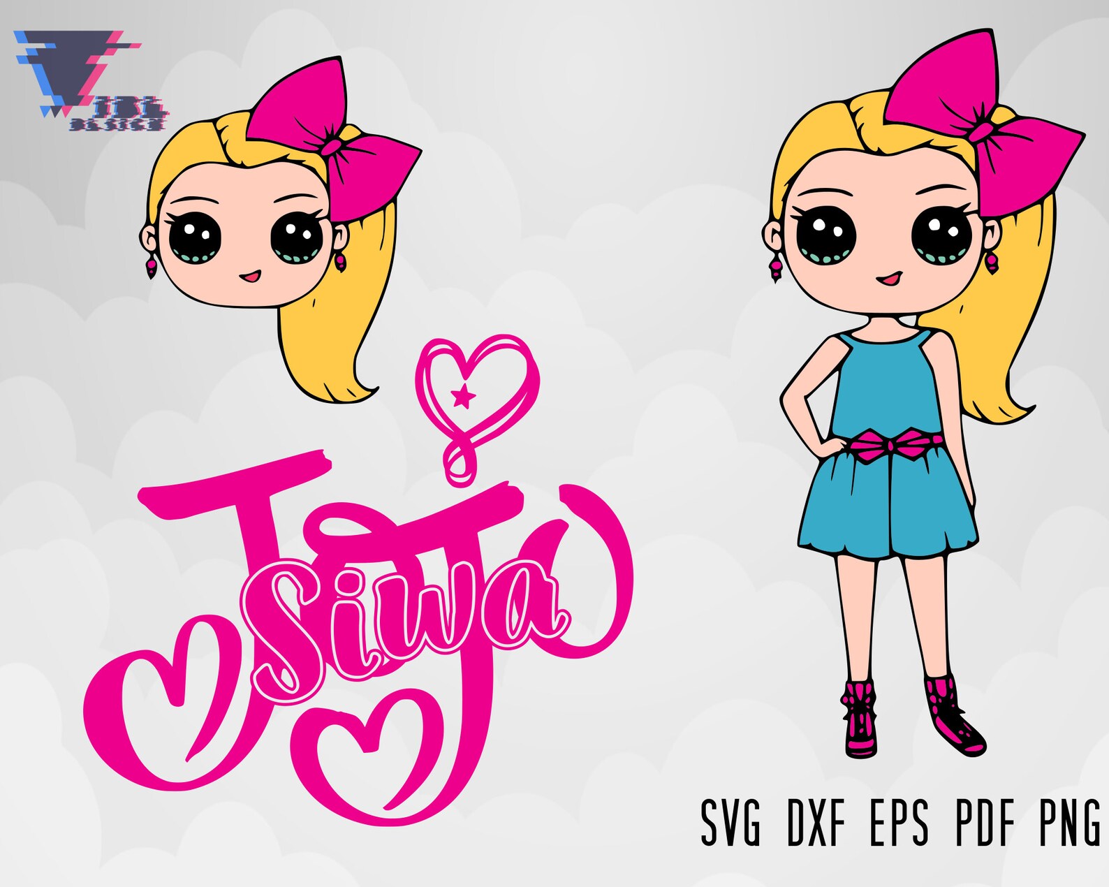 Jojo Siwa Svg Jojo Siwa Heart Svg Jojo Siwa Birthday Shirt | Etsy
