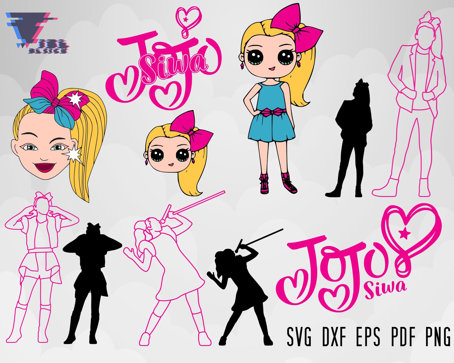 Download Jojo Siwa Svg Jojo Siwa Heart Svg Jojo Siwa Birthday Shirt | Etsy