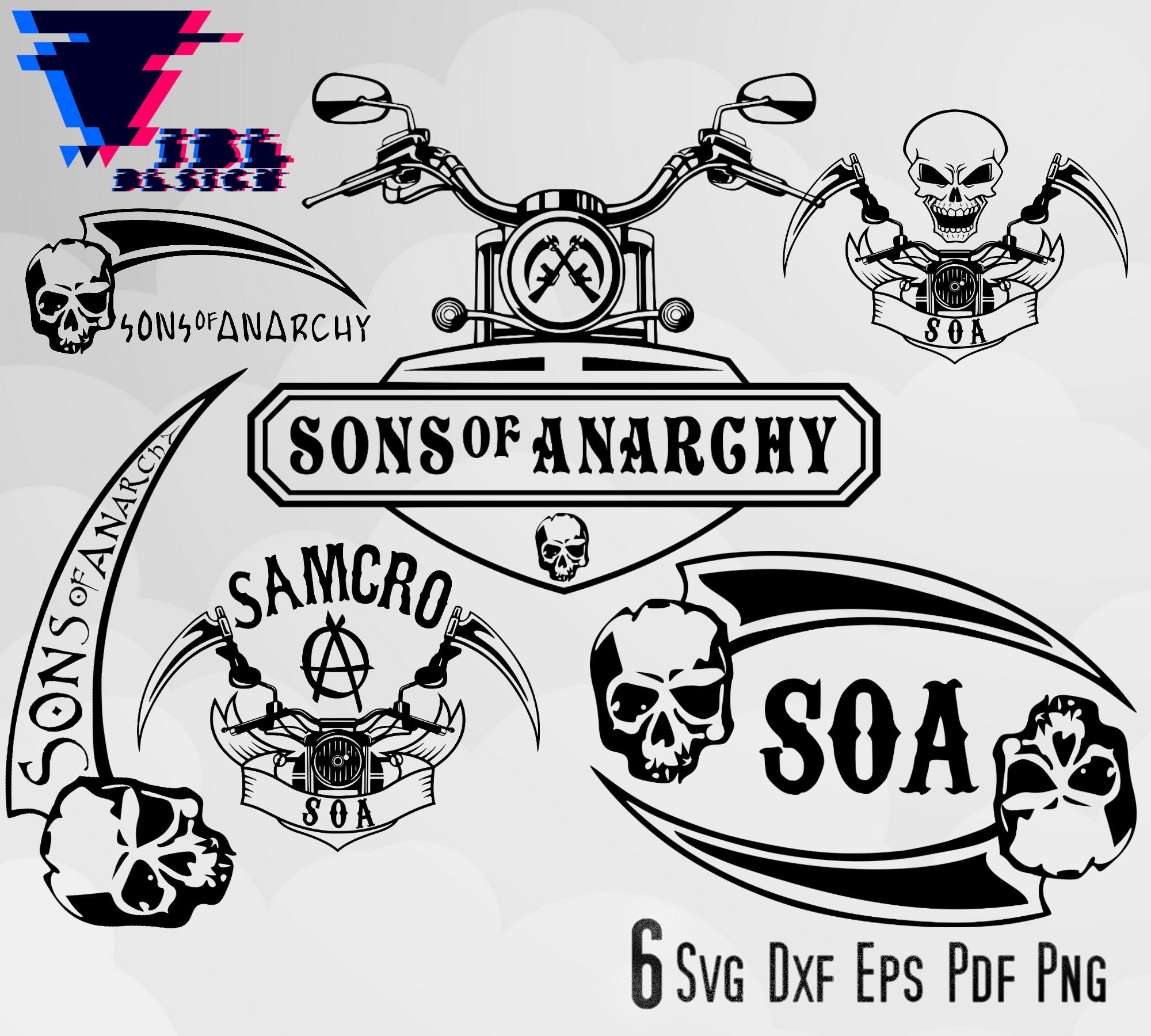 Sons Of Anarchy Svg Sons Of Anarchy Svg File Sons Of Anarchy Etsy