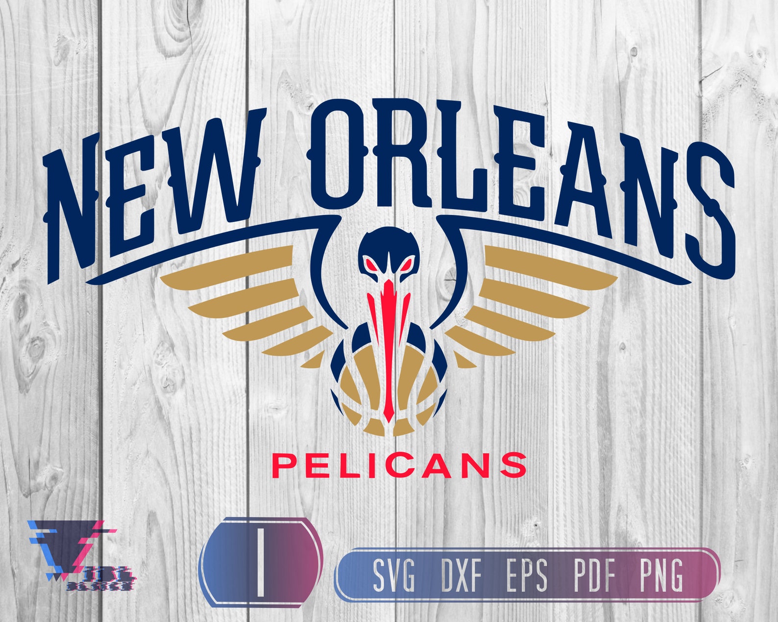 New Orleans Pelicans Svg Pelicans Svg New Orleans Basketball Etsy