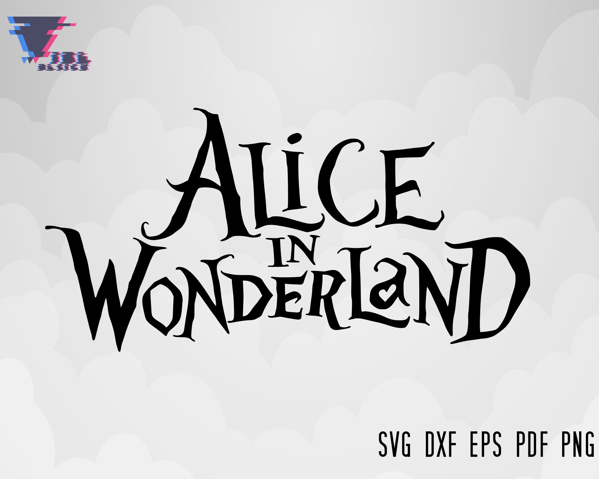 Alice in Wonderland Svg Alice in Wonderland Layered Svg | Etsy