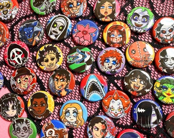 Horror Classics | 1.25" Pinback Buttons