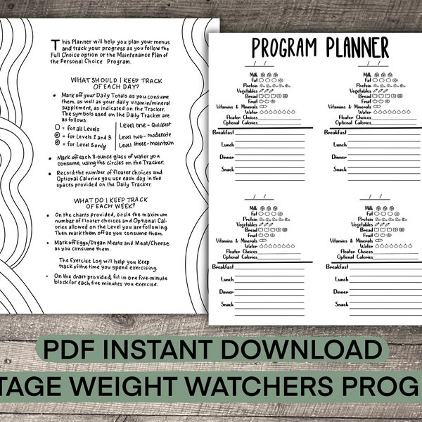 Weight Watchers - Etsy