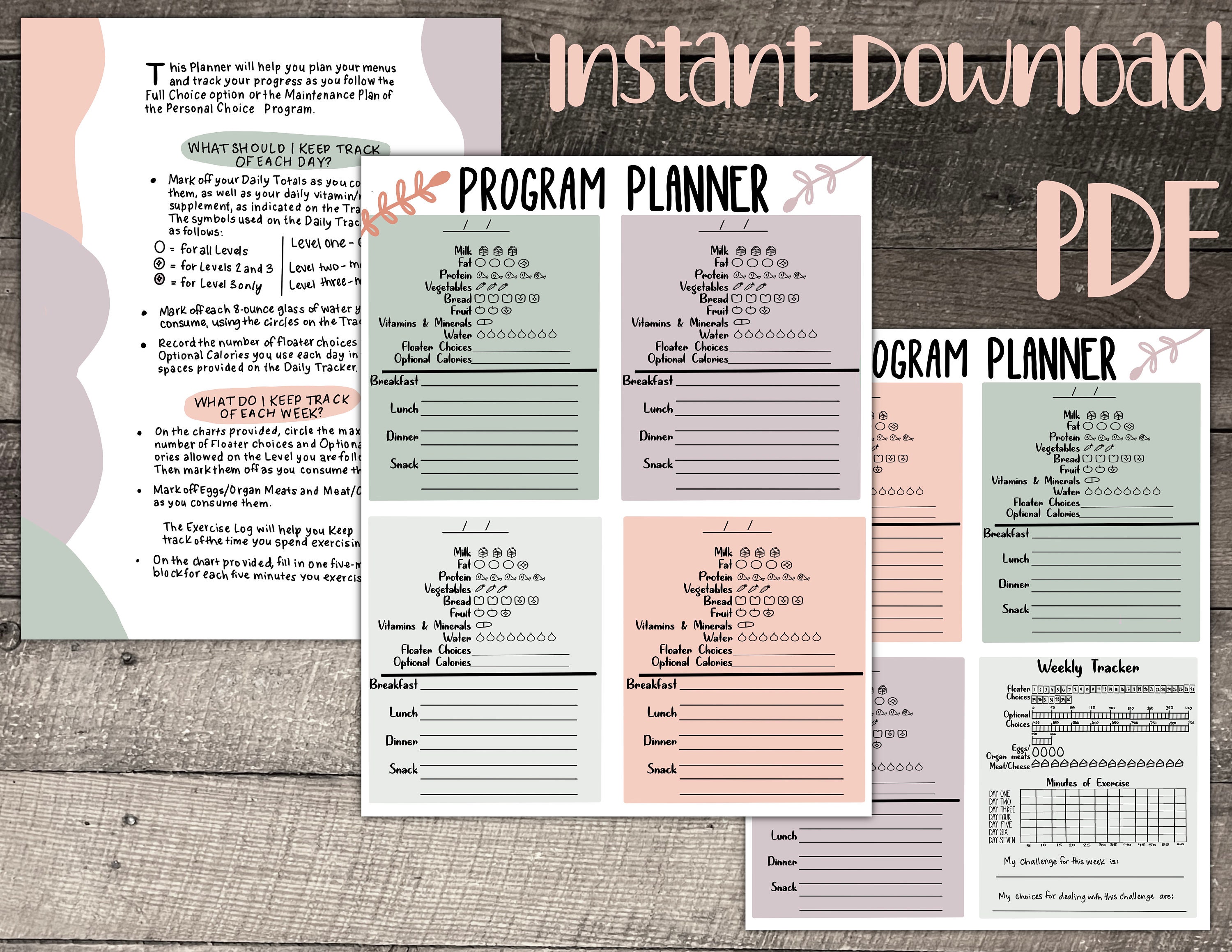 Weight Watchers 90s Expanded PDF Digital Download Printable ...