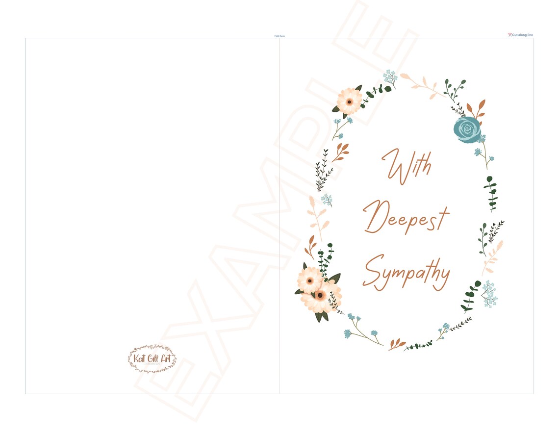 JW Sympathy Card Pdf Printable Card Jehovah's Witness Etsy