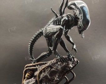 Alien Movie 3D printed and hand painted resin figure, decor gift statue