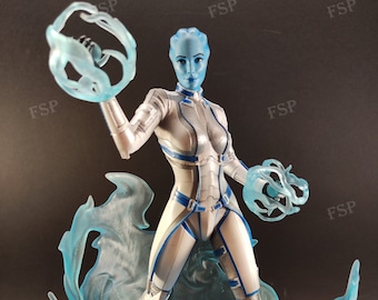 Liara Mass Effect 3D printed and hand painted figure