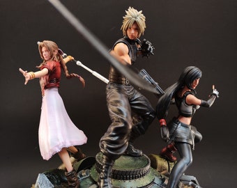FF VII エアリス ティファ フィギュア 2体セット Amazon.co.jp: FF7 クラウド ティファ エアリス 1/4スケール