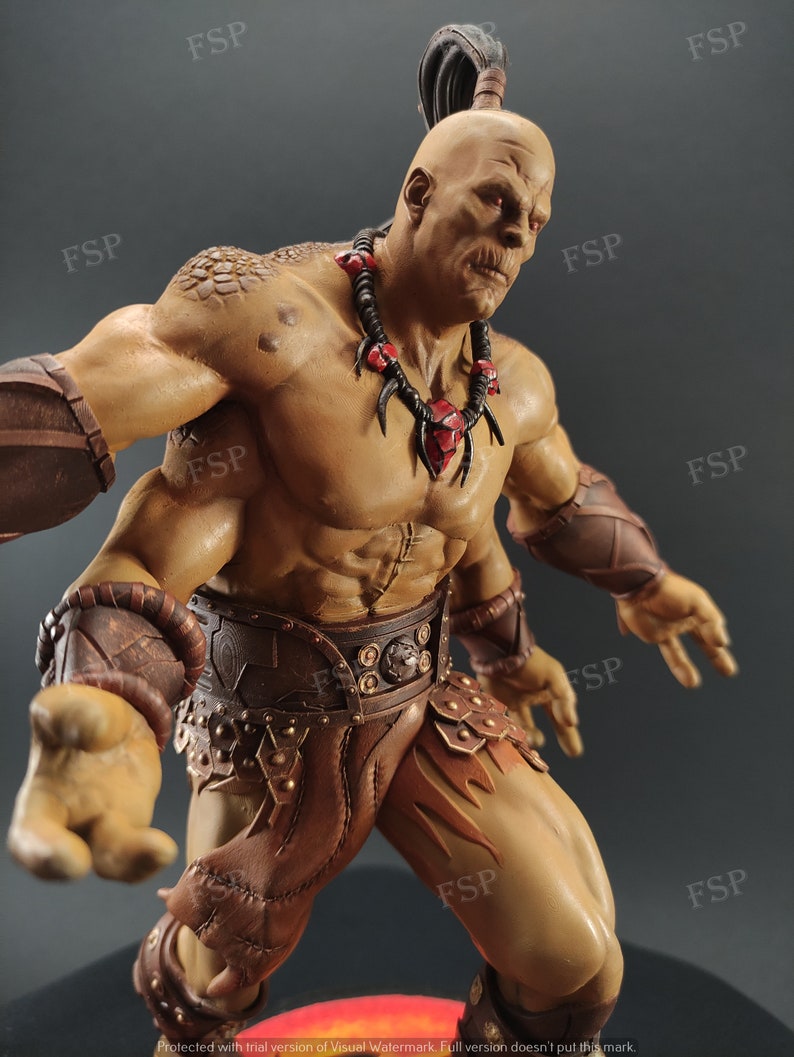 Goro Mortal Kombat 3D printed and hand painted figure image 2