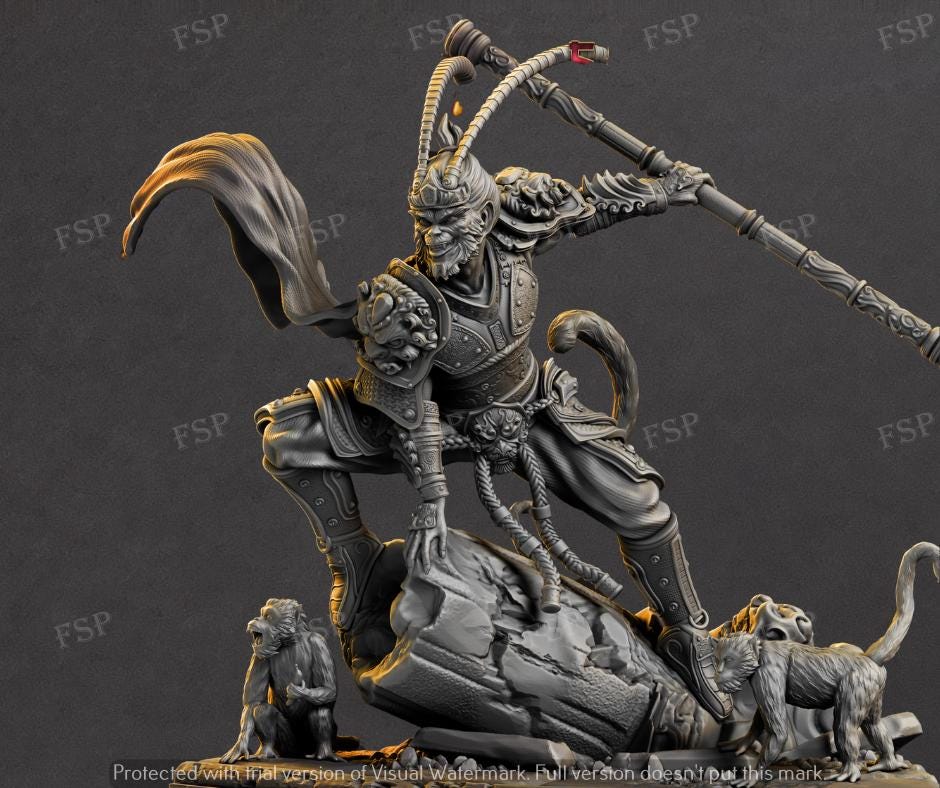 Sun wukong figure - Etsy 日本 Sun wukong figure - Etsy 日本