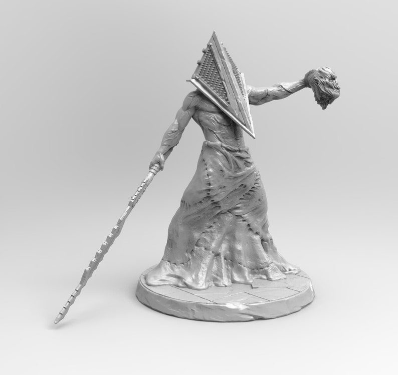 Pyramid Head Silent Hill 3D Printed and Hand Painted Figure Etsy