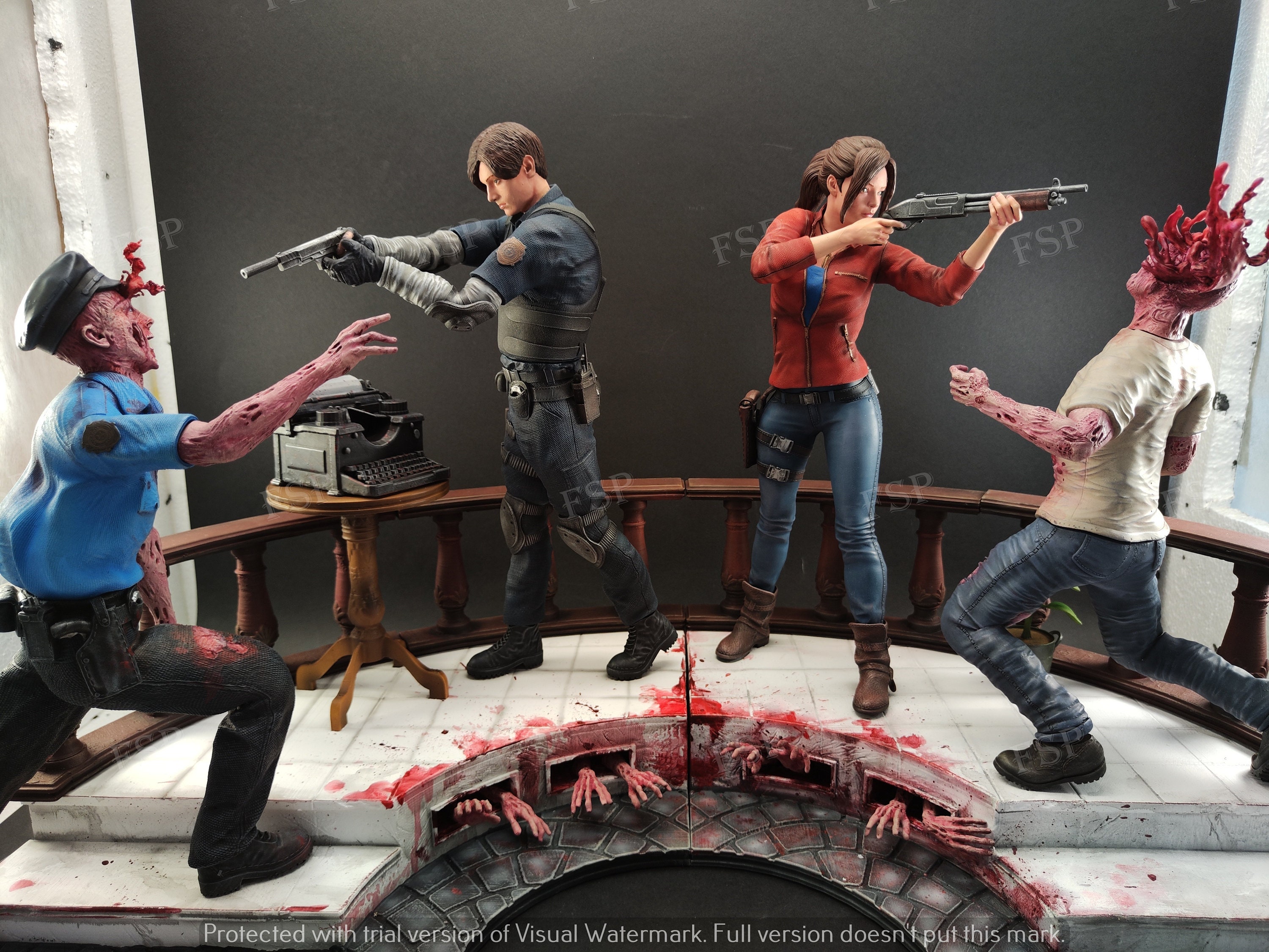 Tyrant X Mr.x Resident Evil 2 Resin 3d Printed DIY Model Kit 