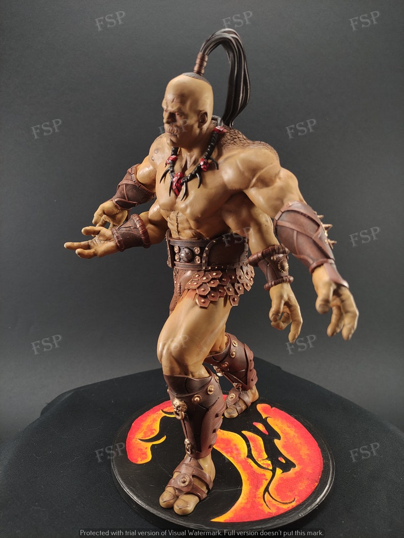 Goro Mortal Kombat 3D printed and hand painted figure image 6