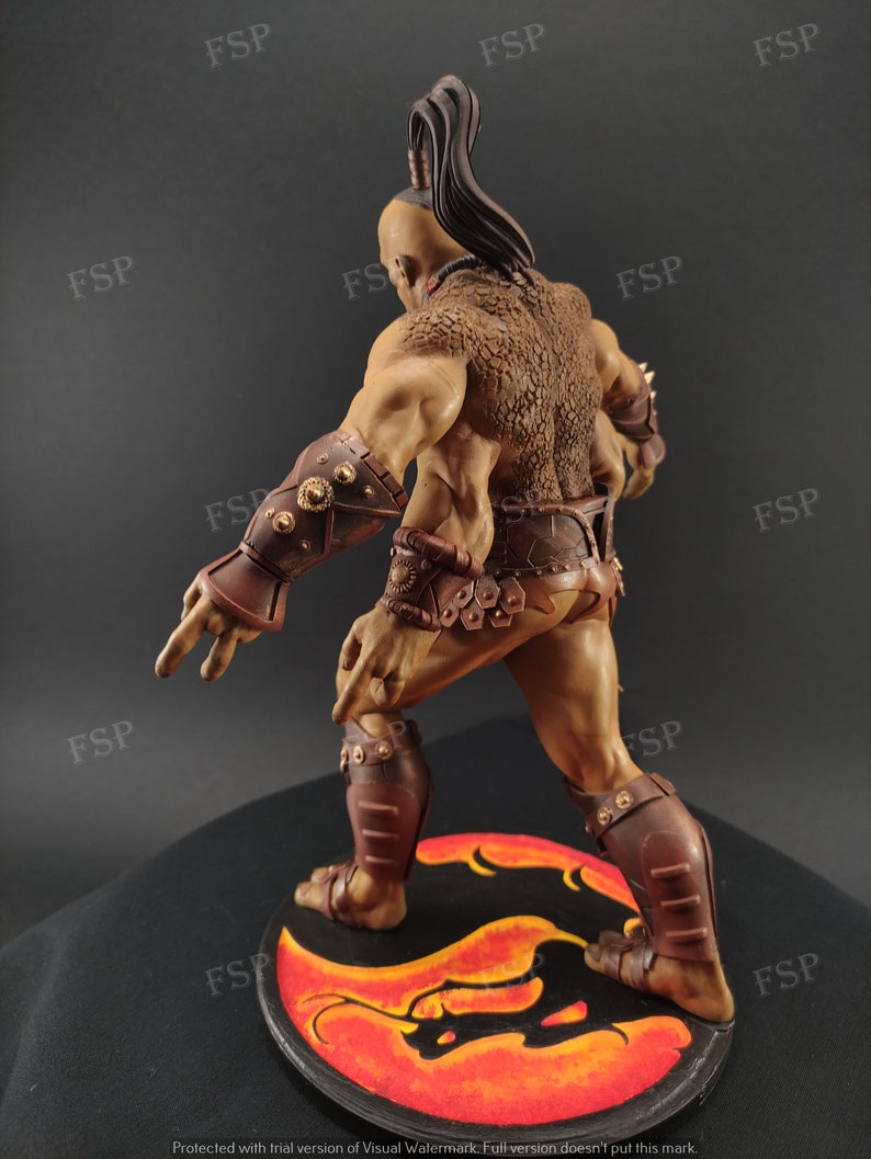 Goro Mortal Kombat 3D printed and hand painted figure image 8