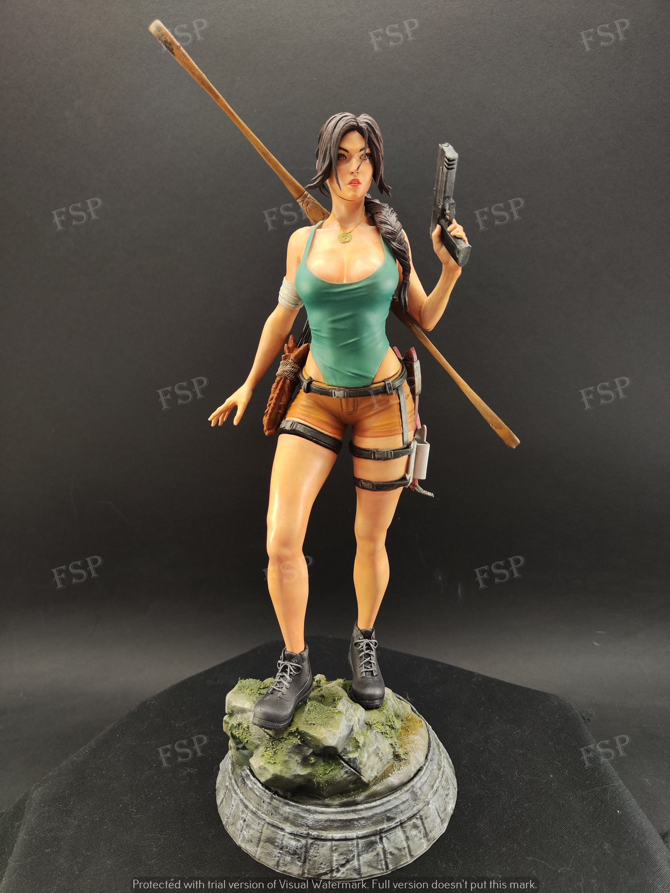 3D file LARA CROFT - Tomb Raider 1 🪦・3D printable model to