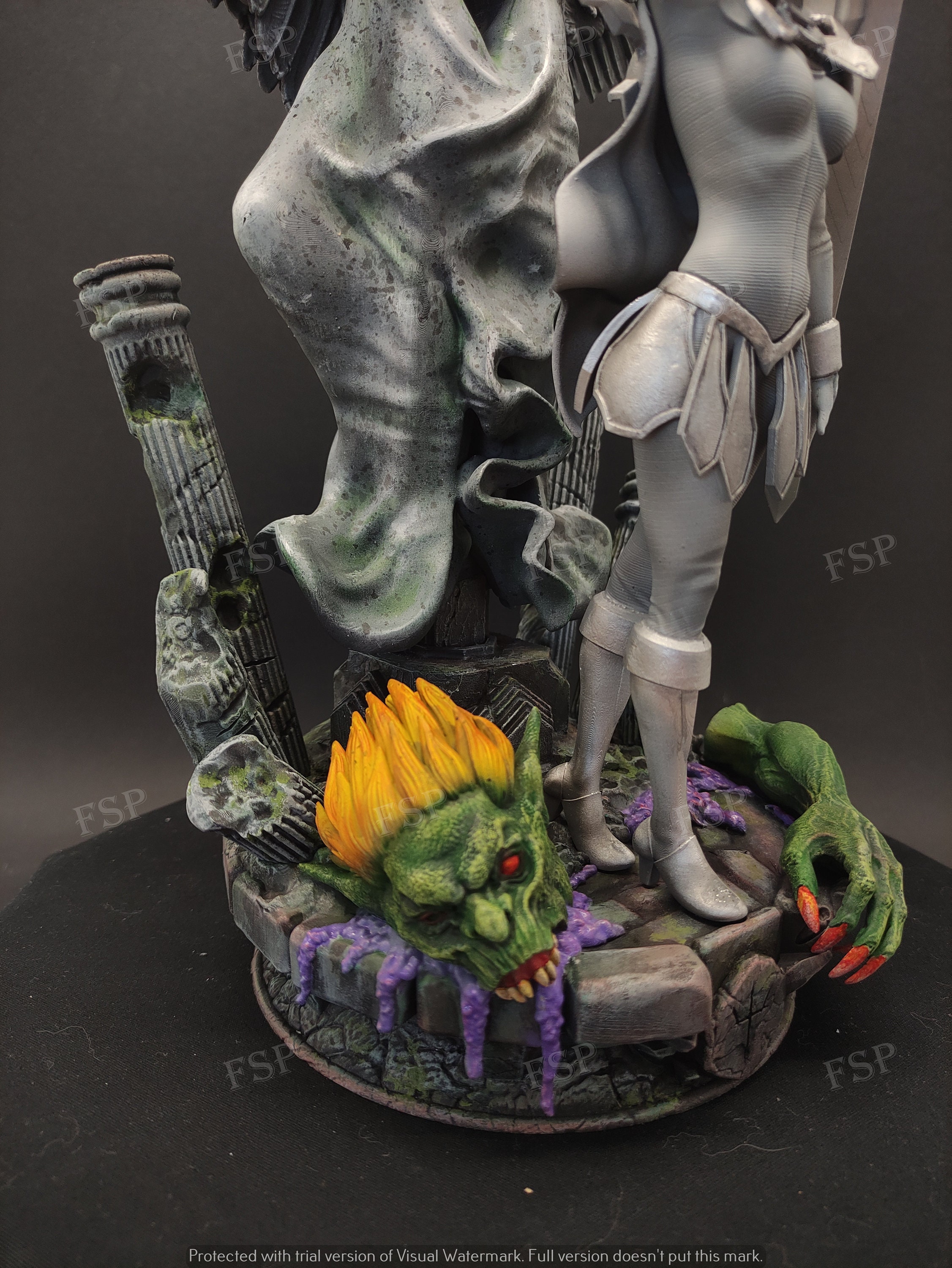 クレア・クレイモア 手描き 3D プリント フィギュア - ファンや