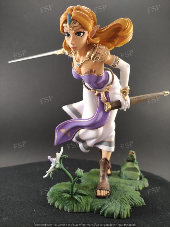 ゼルダ ゼルダの伝説 3Dプリント＆手描きフィギュア - Etsy 日本