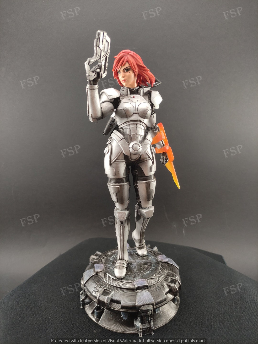 Kotobukiya Mass Effect 3 Commander Shepard Bishoujo Statue Commander Jane Shepard Mass Effect 3D Printed and Hand Painted Figure
