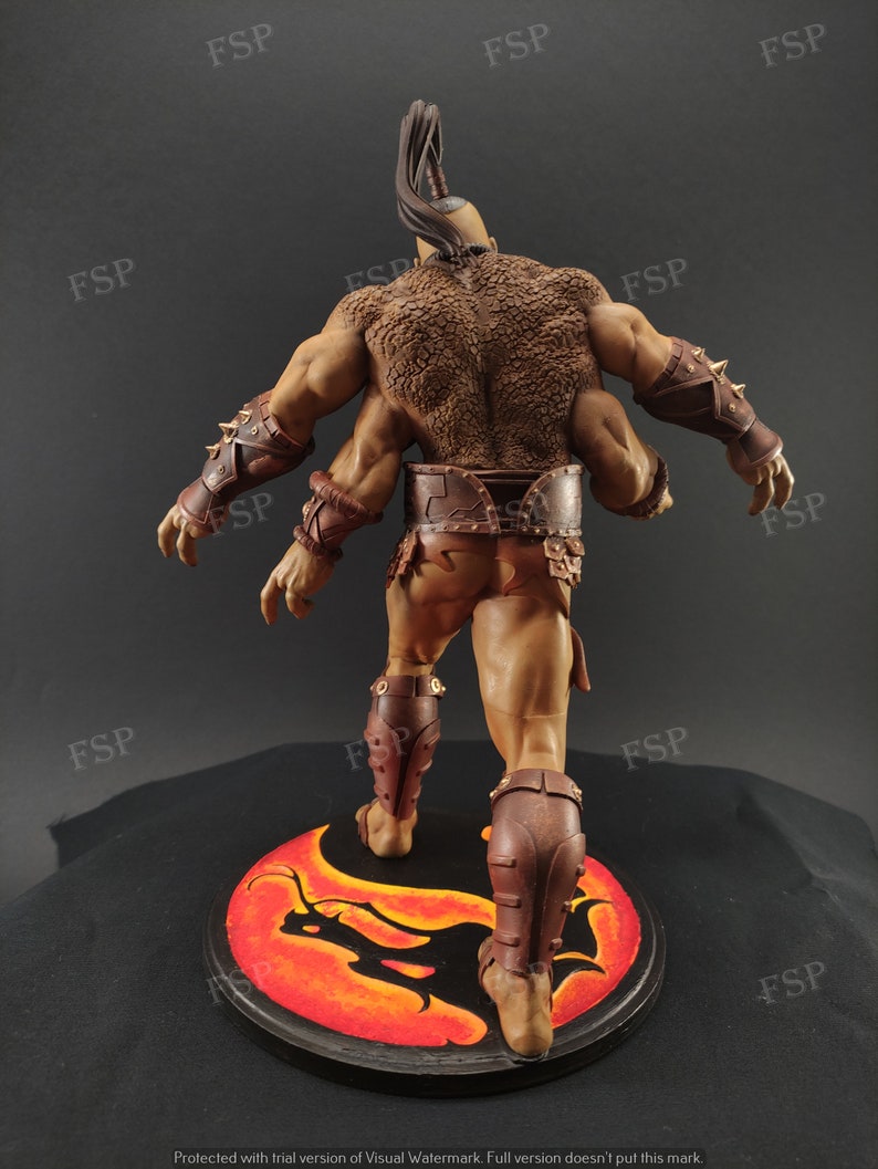 Goro Mortal Kombat 3D printed and hand painted figure image 9