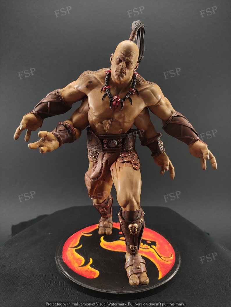 Goro Mortal Kombat 3D printed and hand painted figure image 1