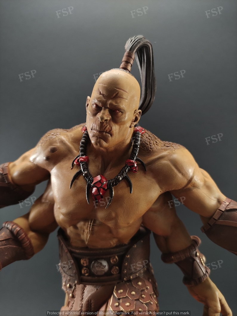 Goro Mortal Kombat 3D printed and hand painted figure image 5