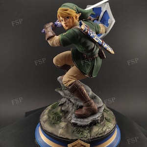Link The Legend of Zelda 3D printed and hand painted figure