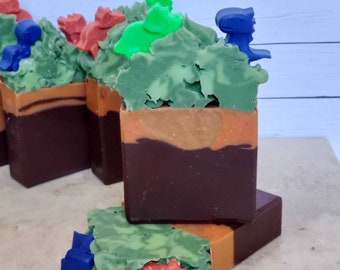 Tristan| Dinosaur Soap | Artisan High Top Soap | Kids