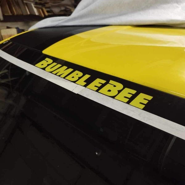 Transformers humla vindruteklistermärke