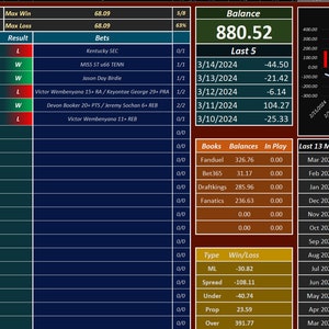 Sports Betting Tracker