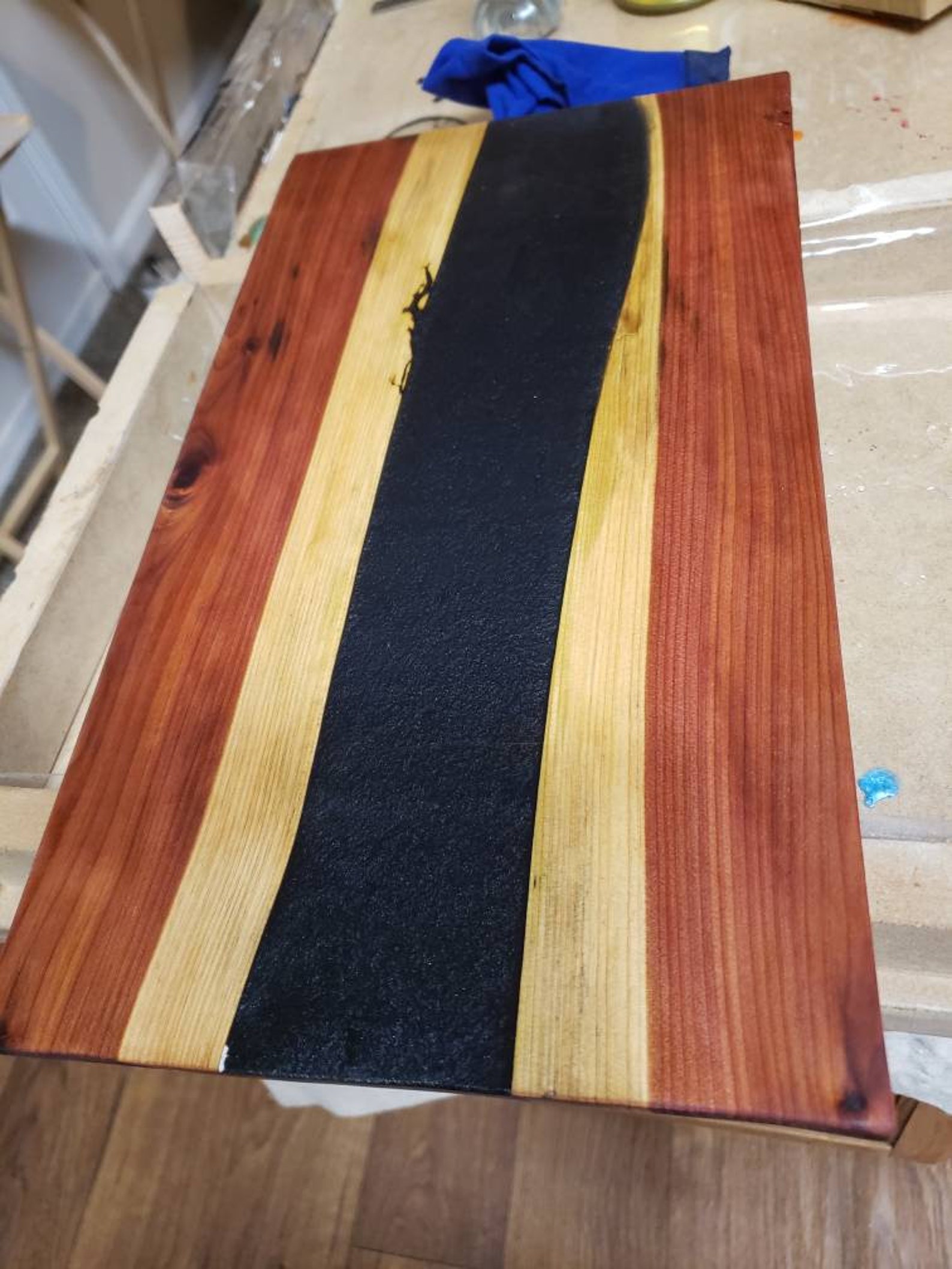 Epoxy river cutting boards with or without fractal rivers Etsy