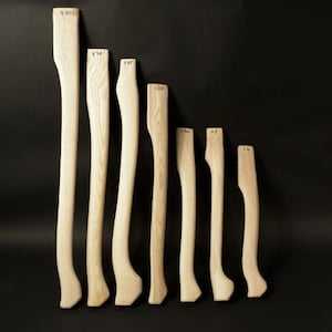 lot of 7 pcs 32 - 18 inch ( 800 - 450 mm ) Replacement Axe Handle blank, hand Crafted